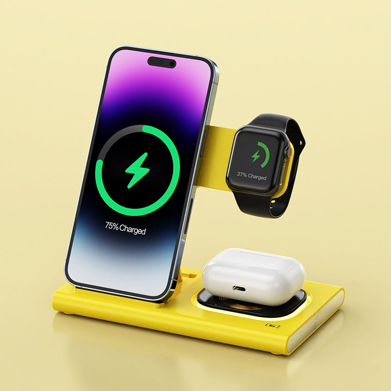 3-in-1 Magnetic Wireless Charging Night Light