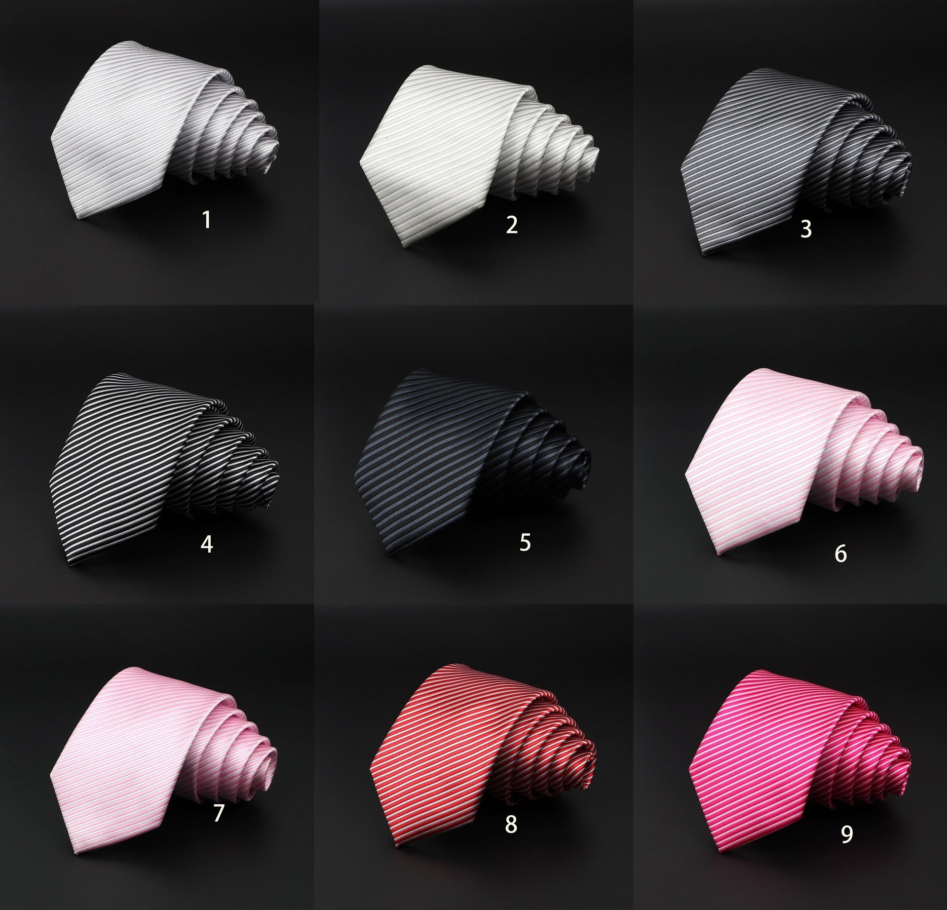 Men's Striped British Necktie