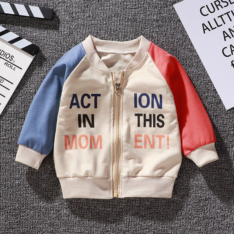 Kids Casual Baseball Jacket