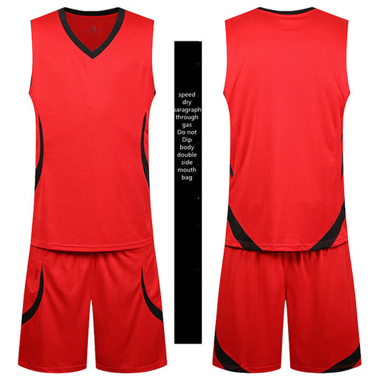 Basketball Sports Suit Men's Summer Casual Wear Sleeveless Thin Vest Running Suit Shorts Sportswear