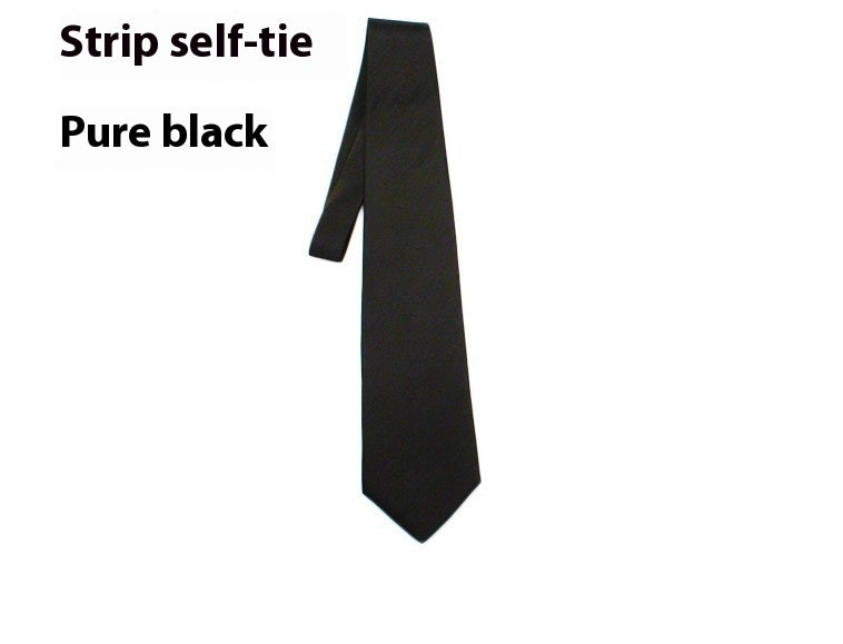 8cm Men's Black Business Suit Tie
