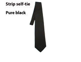 8CM Tie Men's Formal Wear Business Black Suit Hand Tie Work