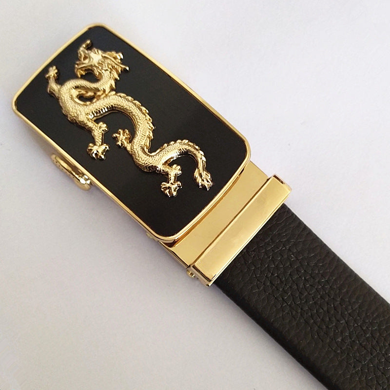 Men's Plus-Size Auto-Buckle Belt
