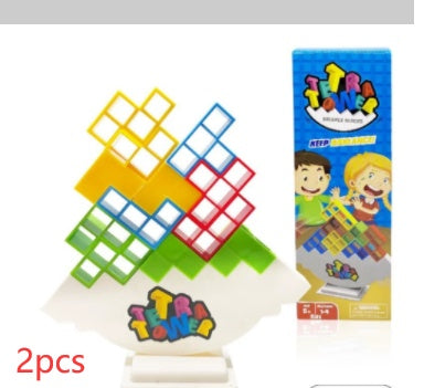 Family Tower Block Stacking Game