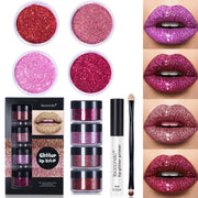 Glitter Lip Gloss Kit with Primer