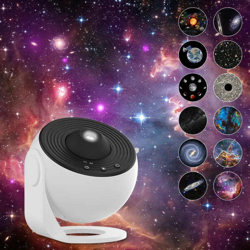 Galaxy Star Projector Night Light — 12-Scene
