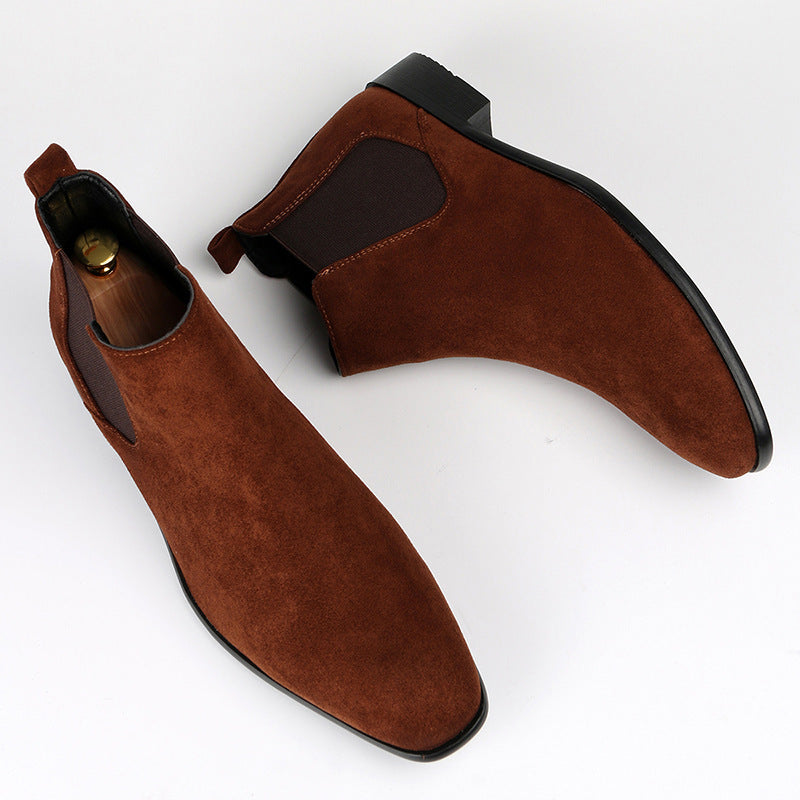 Men's Square-Toe Ankle Boots