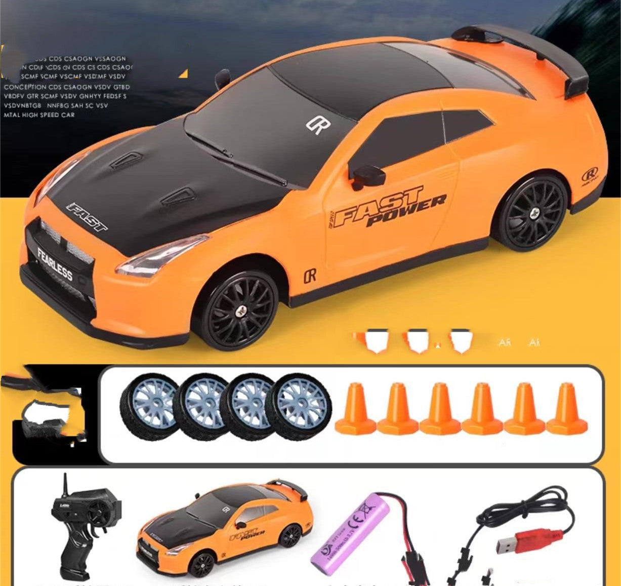 RC GTR AE86 Drift Car