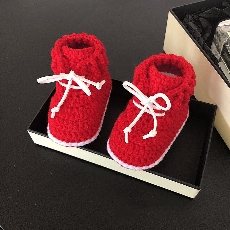 Hand-Woven Baby Booties