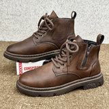 Men's Boots High-top New British Retro Workwear Trendy Casual