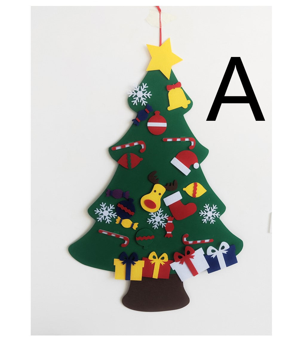 DIY Felt Christmas Tree with Decorations