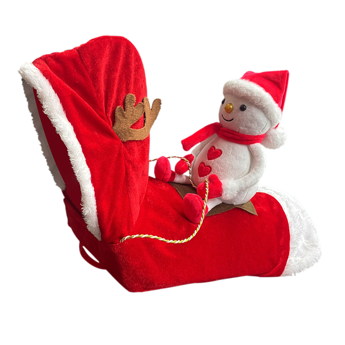 Christmas Reindeer-Rider Pet Costume