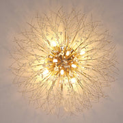 Dandelion Crystal Bedroom Ceiling Lamp