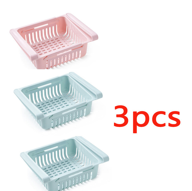Stretchable Refrigerator Storage Basket