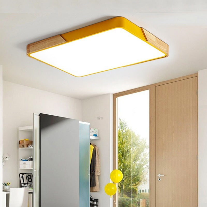 LED Macaron Round Bedroom Light