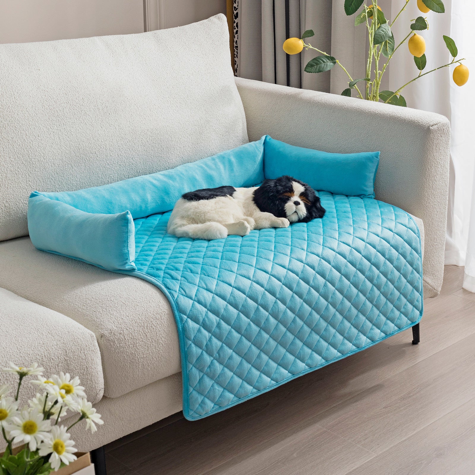 Warm Cushioned Dog Sofa Bed