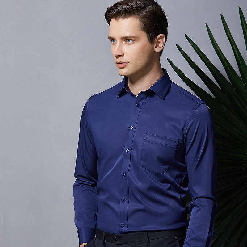 Men's Mercerized Stretch Work Shirt