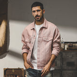 Fashion American Classic Vintage Denim Jacket Men