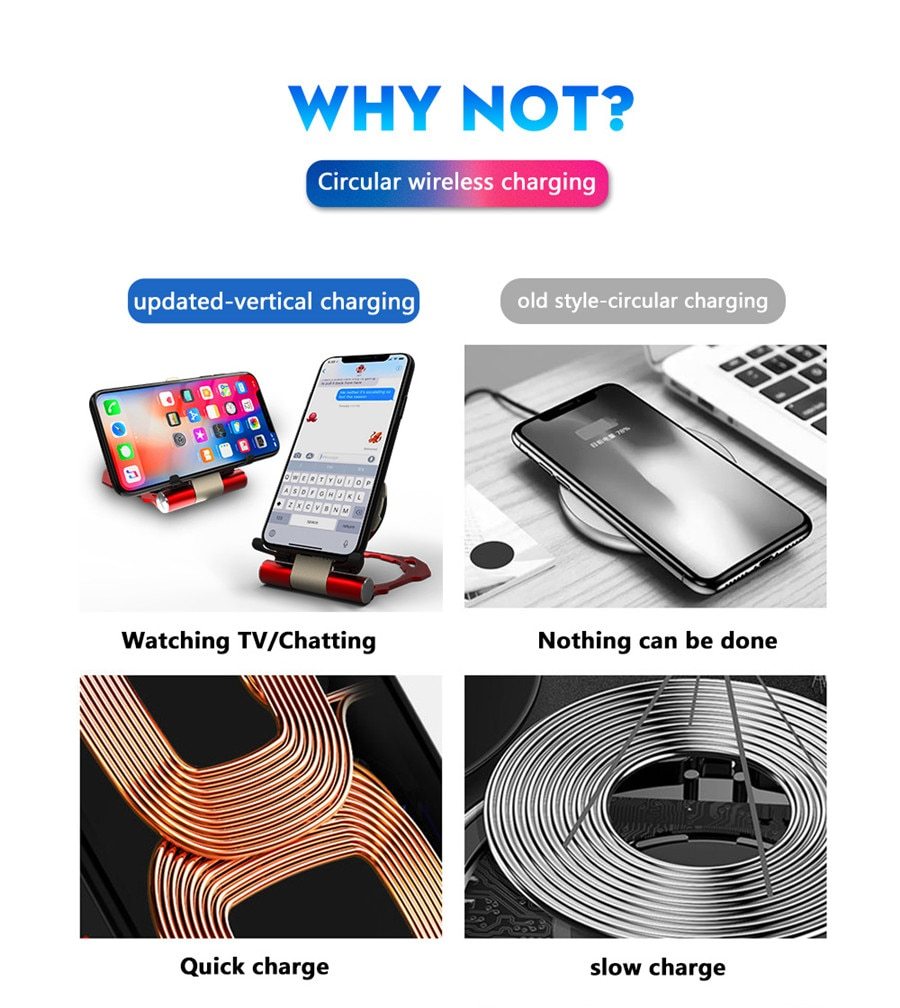 Armored Metal 15W Wireless Charging Stand