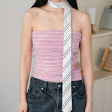 College Style Tie South Korea Design Tie Shirt