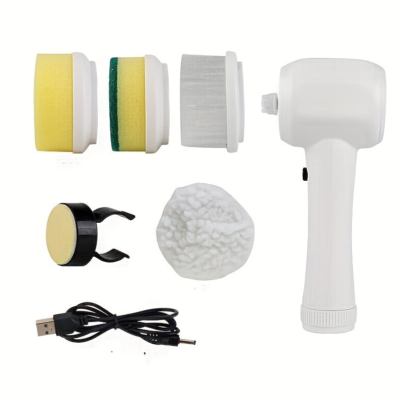5-in-1 Electric Rotary Cleaning Brush