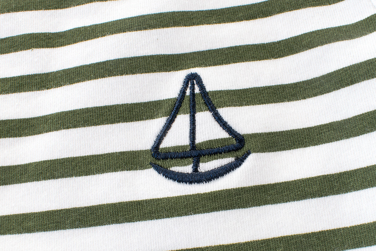 Boys Cotton Striped T-Shirt