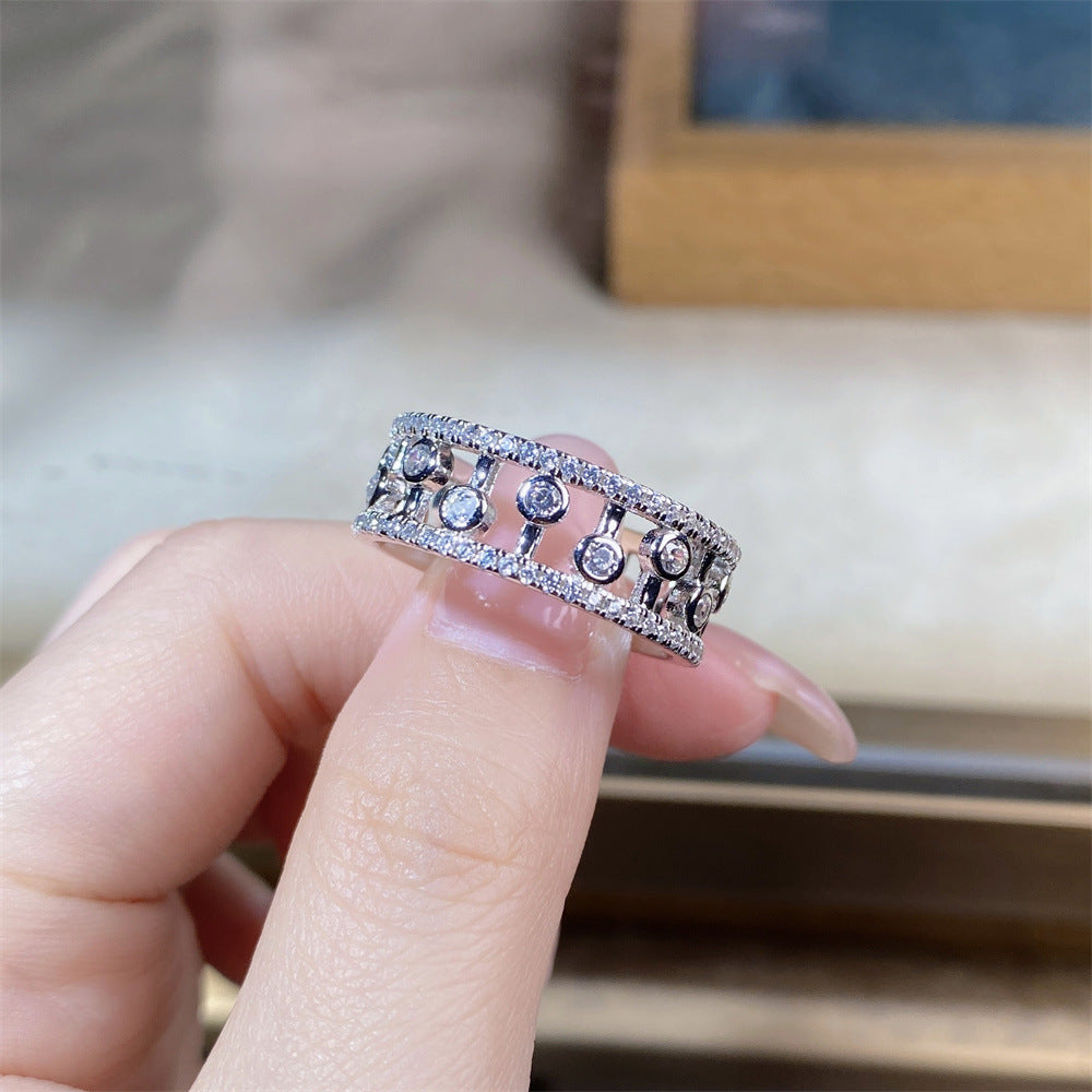 Sterling Silver Stackable Zircon Ring