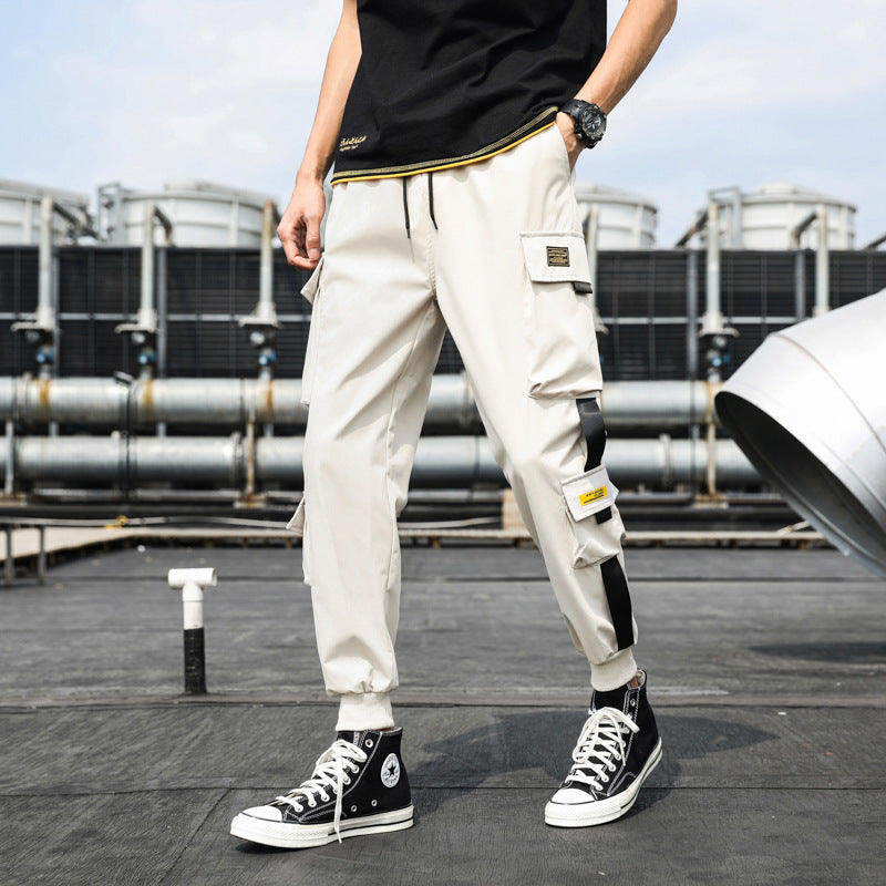 Harem Ankle-Length Cargo Pants