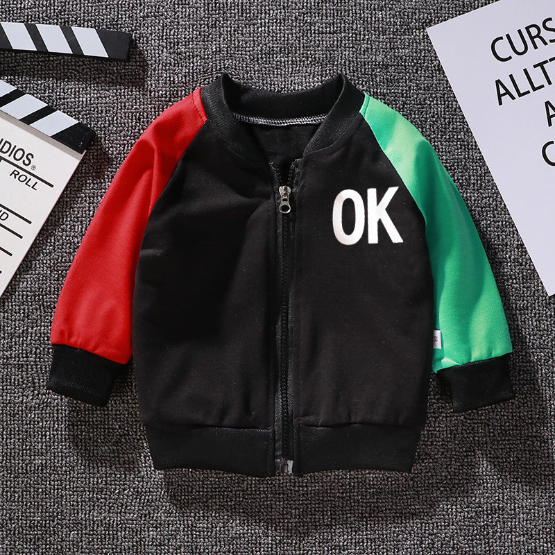 Kids Casual Baseball Jacket