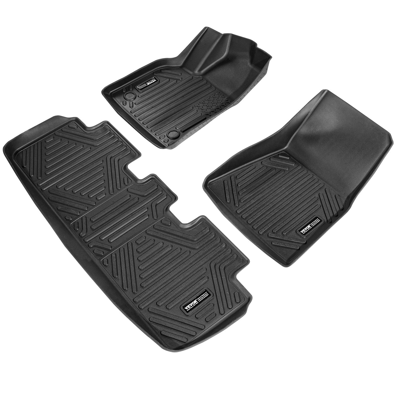 TPE Floor Mats — Fits Tesla Model Y (2021-2024), 3-Piece