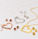Personalized Heart Necklaces Women Jewelry Custom Name Necklaces & Pendants Mothers Day Gift