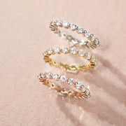 Zircon Silver Stacking Ring