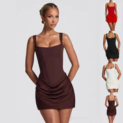 Sleeveless Corset Party Dress