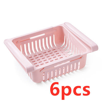 Stretchable Refrigerator Storage Basket