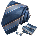 Men's Creative All-match Business Formal Wear Tie Scarf Cuff Buckle Set