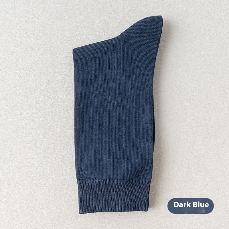 Cotton Mid-Calf Business Socks