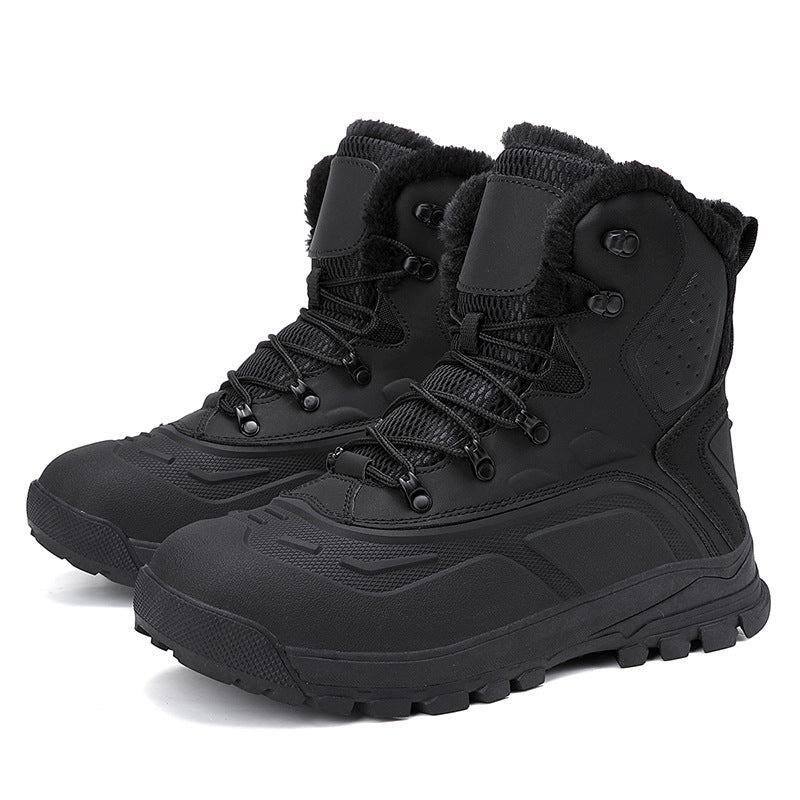 Men's Fleece-Lined High-Top Boots