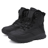 Fleece-lined Warm Plus Size High-top Men's Boots