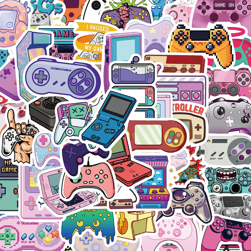Retro Game Console Stickers