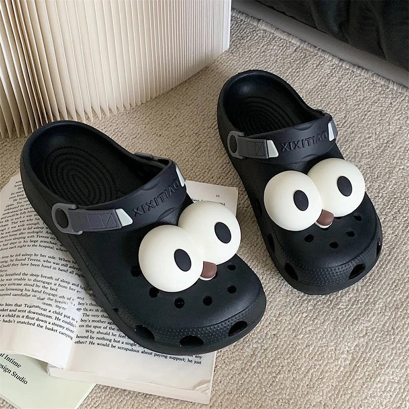 Big Eye Cartoon Shoe Charms (Pair) – DIY Decoration Accessories