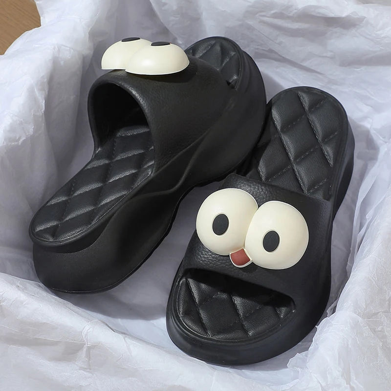 Big Eye Cartoon Shoe Charms (Pair) – DIY Decoration Accessories