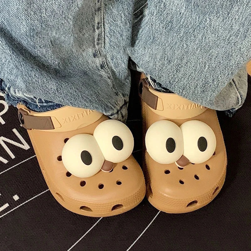 Big Eye Cartoon Shoe Charms (Pair) – DIY Decoration Accessories