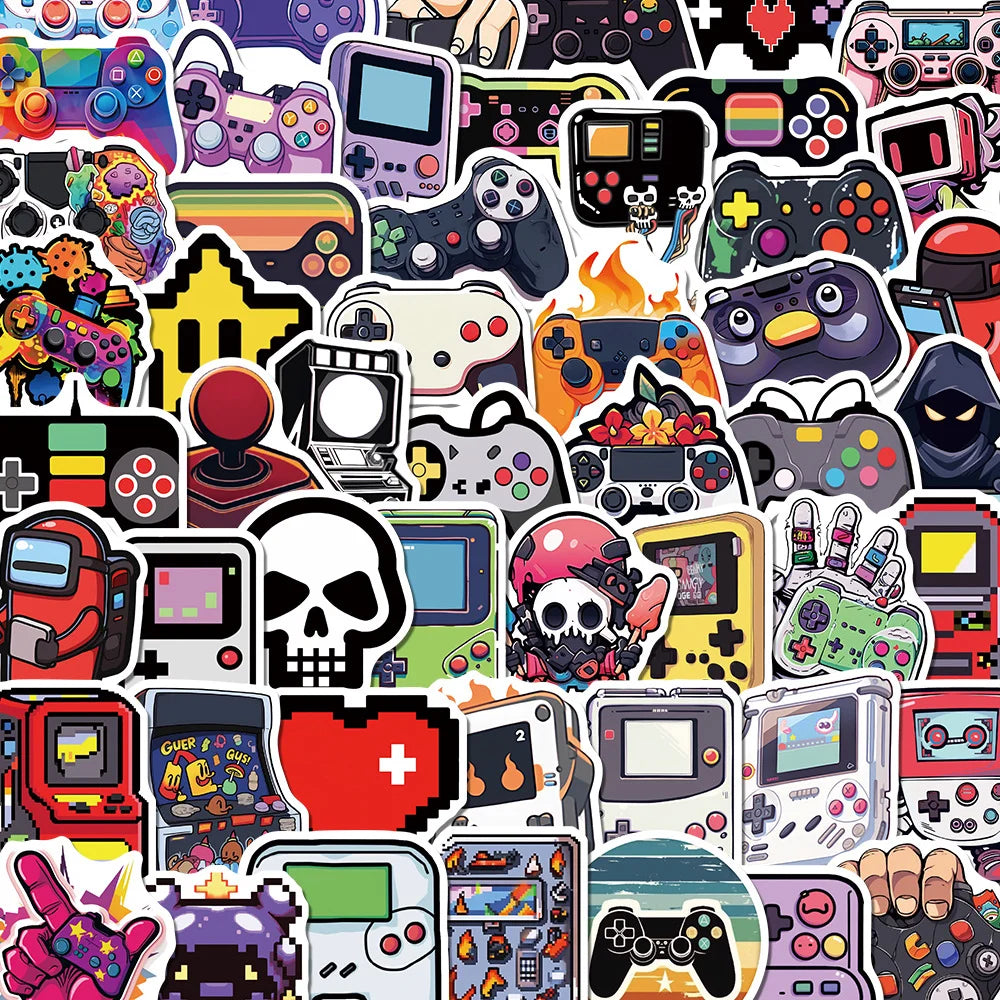 Retro Game Console Stickers