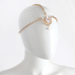 Wedding Hair Accessories For Women Bride Indian Jewelry Gift Boho Crystal Drop Forehead Head Chain Headwear Headpiece Rhinestone