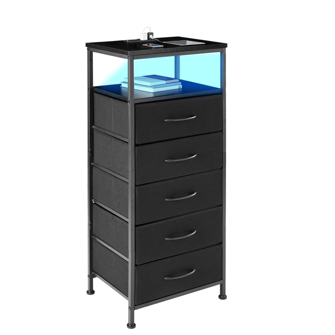 Charging-Station Nightstand with USB Ports