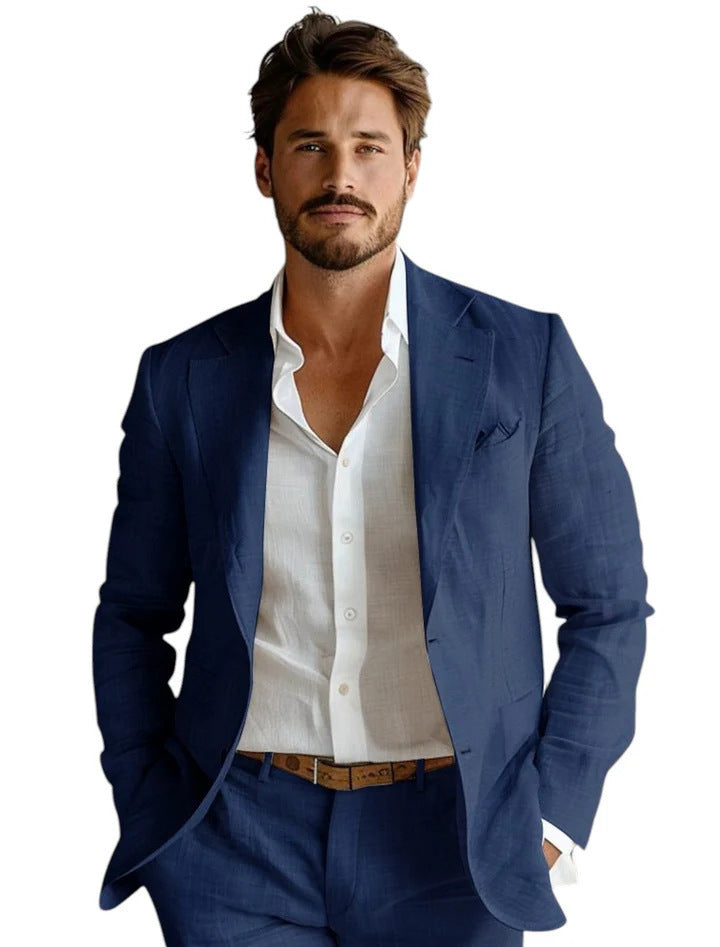 Men's Print Business-Casual Jacket