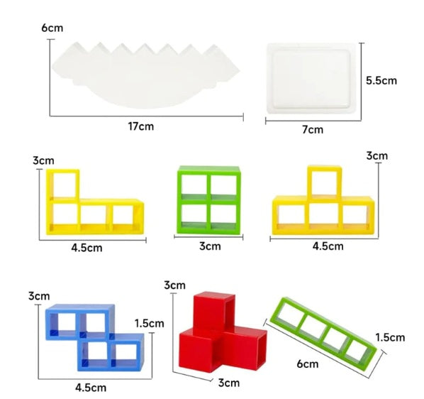 Family Tower Block Stacking Game