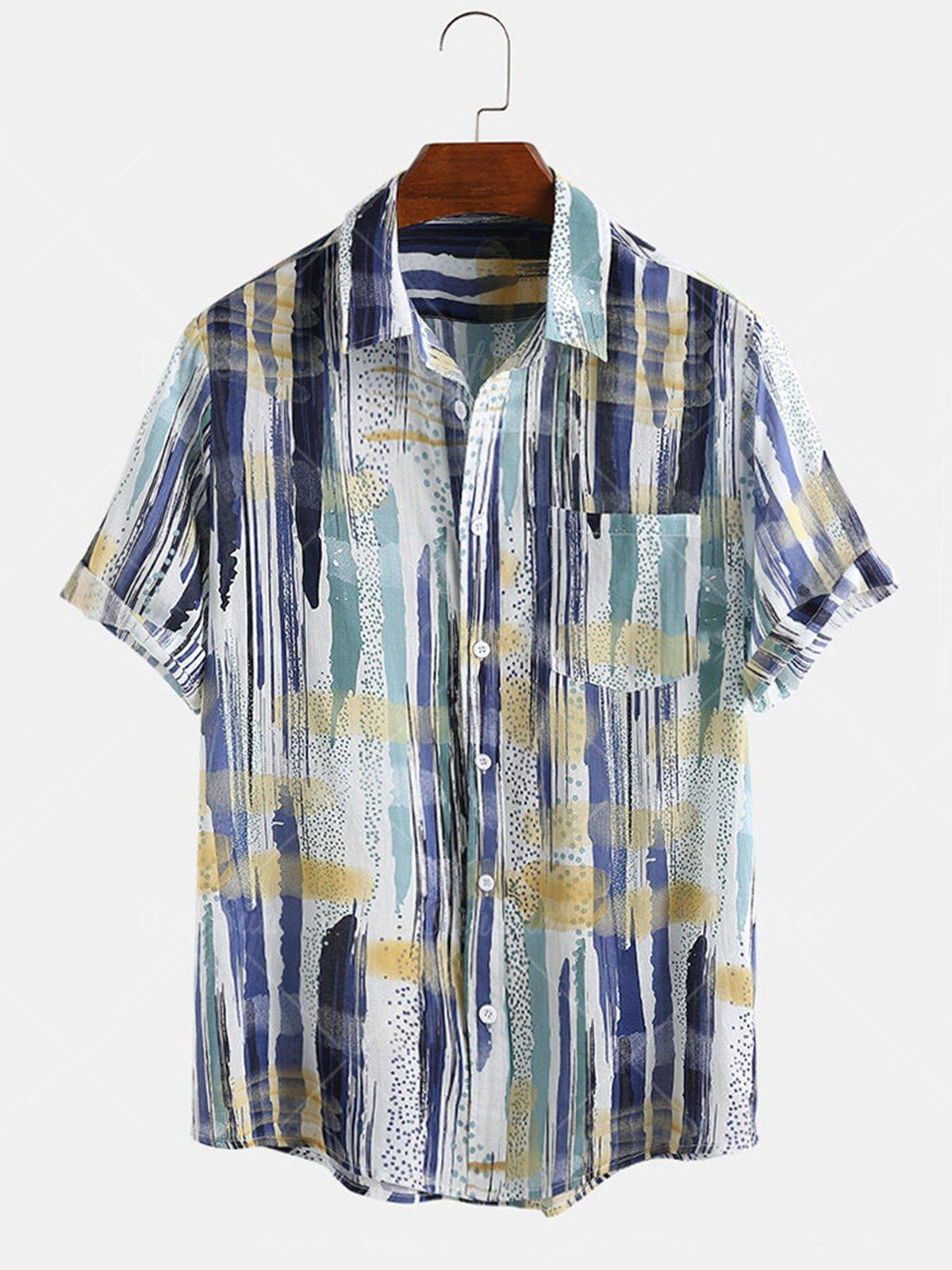 Casual Print Hawaiian Shirt