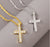 Cross Pendant Necklaces For Women Men Punk Hiphop Rope Chain On Neck Rapper Jewelry