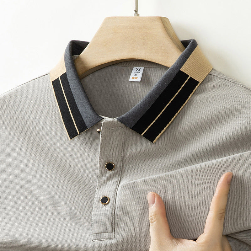 Men's Lapel Short Sleeve Shirt — Summer Casual